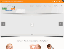 Tablet Screenshot of first-leap.com